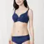 レッドレーベル バイ トリンプ0115 フルカップブラジャー(パッドなし)【一部カラーSALE】, ブルー, model image number 1