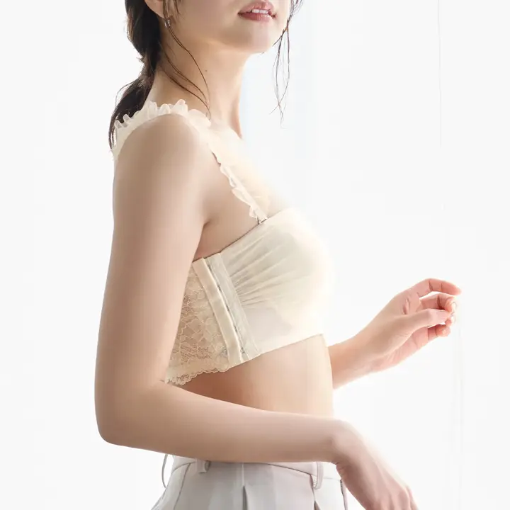 デザインストラップ フリル, ホワイト, model image number 4