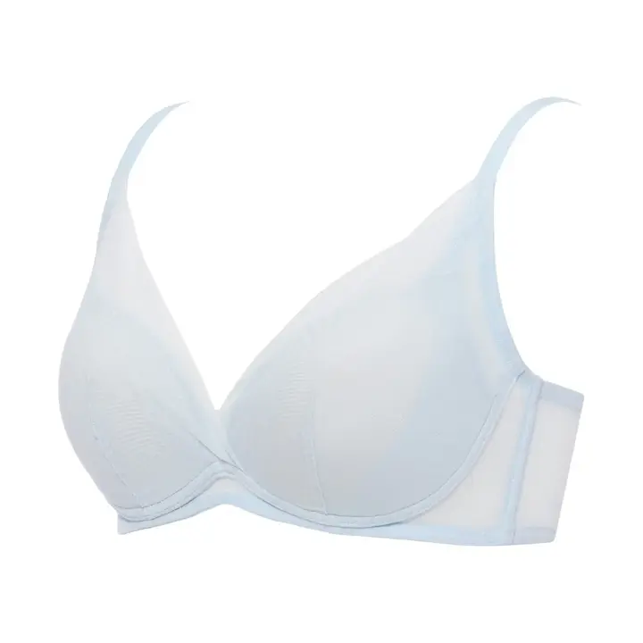 まいにちフィットブラ650 ノンワイヤーブラジャー, ブルー, product image number 2