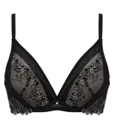 【SALE】チャーミングラマー(R) スリムライン DeepV ブラジャー ハンサムローズ, ブラック, product image number 0