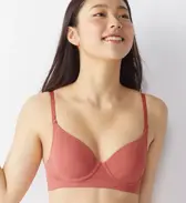 【SALE】シームレスカップブラ シグネチャースムース, , model image number 1