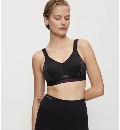 Triumph TRIACTION CARDIO FLOW PADDED BRA - Black - Wirefree