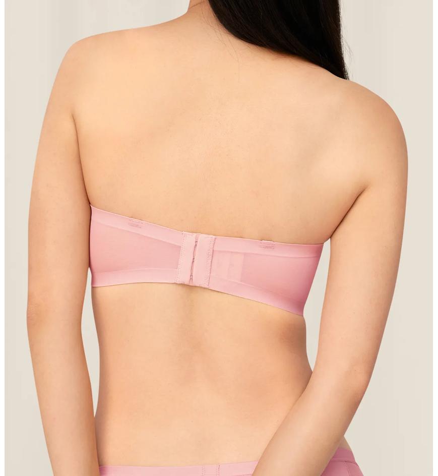 Triumph Invisible Inside-Out系列無鋼圈活動肩帶半杯胸圍 - Old pink - 無肩帶／半杯胸圍