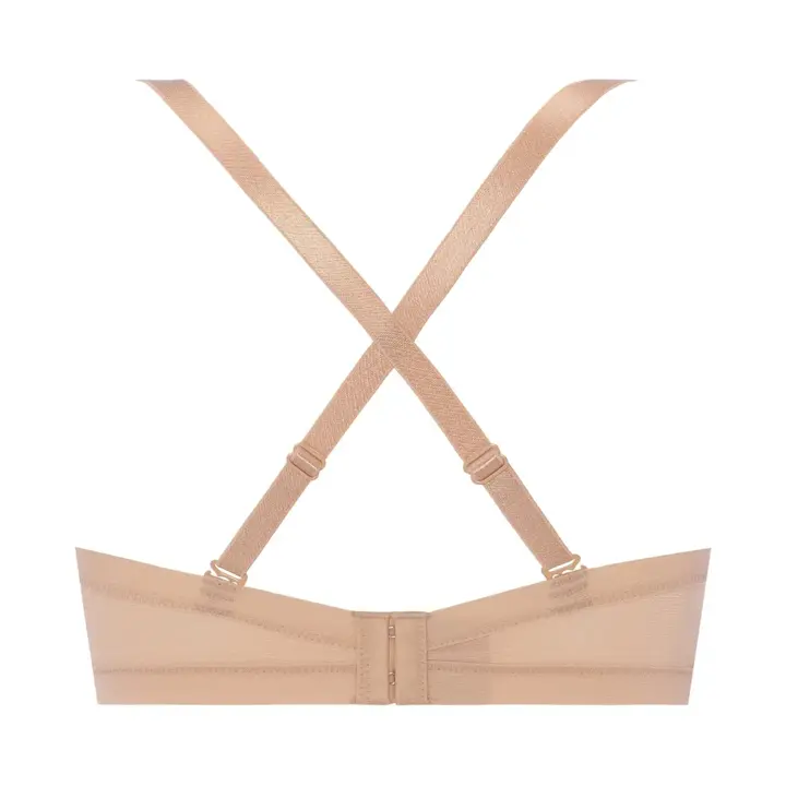 トリンプTシャツブラ025 ブラジャー(ストラップ取り外し可), ベージュ, product image number 1