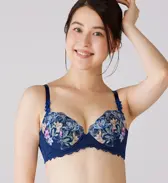 レッドレーベル バイ トリンプ0124 ブラジャー, ブルー, model