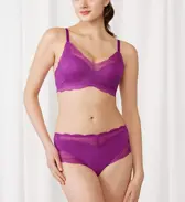 【SALE】リフト スマート590 はきこみ深めショーツ, パープル, model image number 1