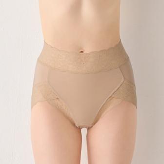 SO SOFT7230 はきこみ深めショーツ, ベージュ, model image number 0