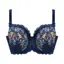 レッドレーベル バイ トリンプ0124 ブラジャー(パッドなし), ブルー, product image number 0