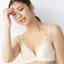 【SALE】夢みるブラ(R) DeepV マイフラワー, ホワイト, model image number 0