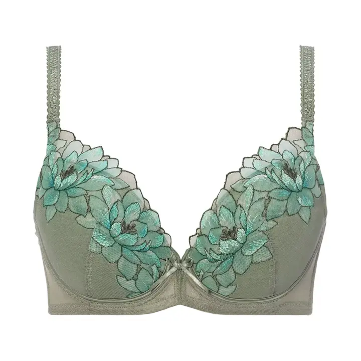 【SALE】トリンプストーリー588 ブラジャー(パッドなし), グリーン, product image number 0