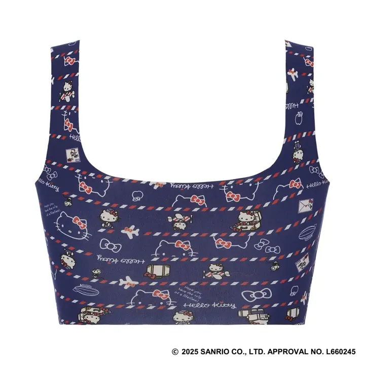 スロギー ゼロフィール ハローキティ ハーフトップ, ブルー, product image number 1