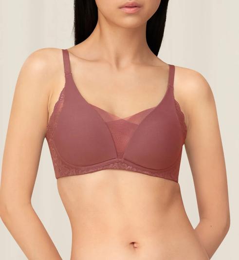 Triumph Áo Lót Shape Smart Không Gọng Mút Mỏng - Wild raspberry - Không gọng