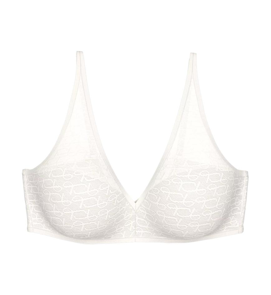 Triumph SIGNATURE SHEER WIREFREE BRA - Ecru white - Padded