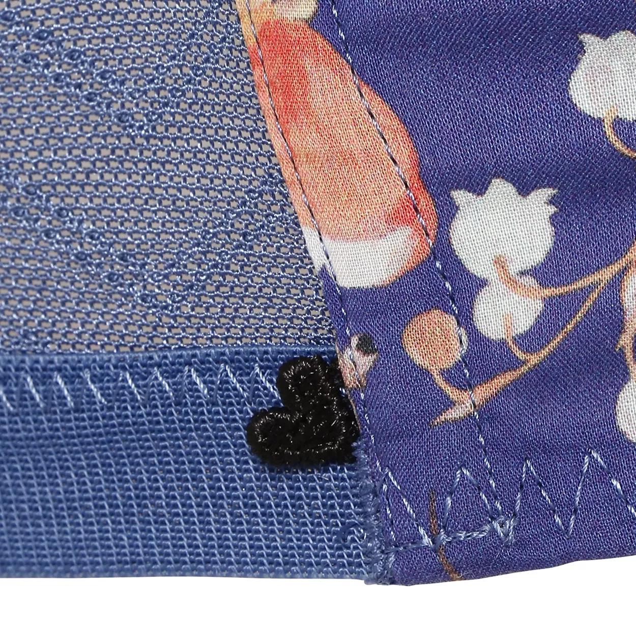 【SALE】きゅっと寄せブラ サステナビリティプロジェクト made with リバティ・ファブリックス, ブルー, product image number 1