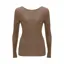 フロラーレ リュクス4101 10分袖トップ, ブラウン, product image number 0