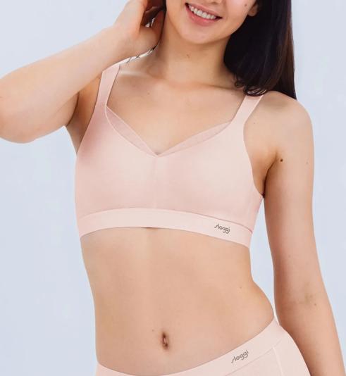 Triumph SLOGGI BASIC SPORTY COOL PADDED BRA - Peach cheek - Padded