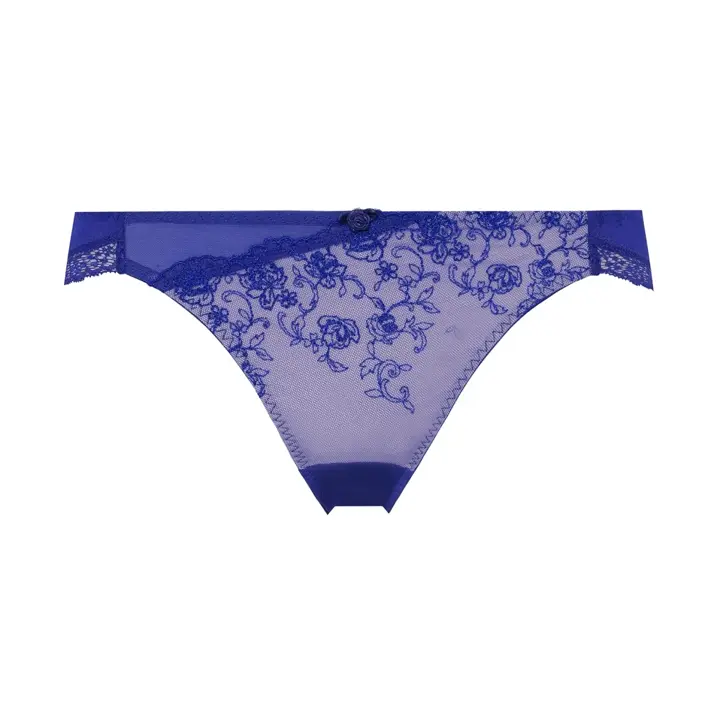 【SALE】レギュラーショーツ ローズアート, ブルー, product image number 0