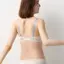 夢みるブラ ノンワイヤー ブラジャー レインボーリリー, ホワイト, model image number 4