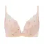 チャーミングラマー(R)スリムラインDeepV ブラ＆ショーツセット ラインアートステッチ【一部カラーSALE】, ベージュ, product image number 0