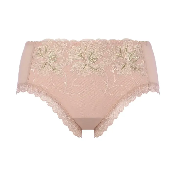 【SALE】トリンプ プレミアム ゴールドレーベル4003 はきこみ深めショーツ, ベージュ, product image number 0