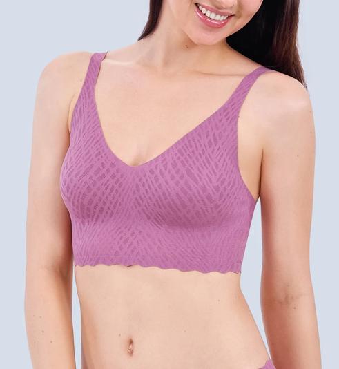 Triumph BRALETTE SLOGGI ZERO FEEL BLISS Mút Tháo Rời - Lila clover - Không gọng