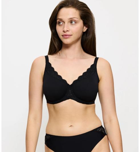 Triumph Amourette Wired Minimizer Bra - Black - Triumph - Category Shapewear: Minimizer bras