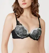 【SALE】フロラーレ リュクス5003 ブラジャー, グレー, model image number 1