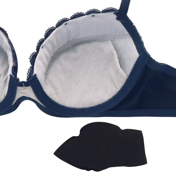 夢みるブラ(R) ライト ブラ＆ショーツセット デイジーシャワー【一部カラーSALE】, ブルー, product image number 2