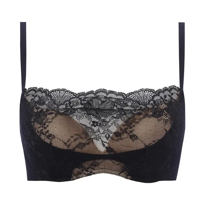 【SALE】ワンダーメイクマシュマロタッチ ブラジャー ミスティックロマンス, ブラック, product image number 0