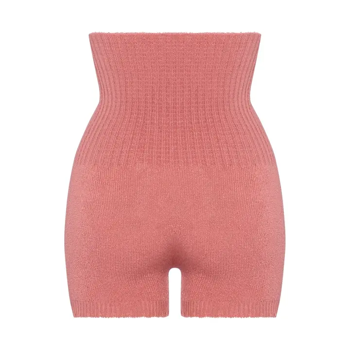 スロギー “ほっ”とアイテム(ミニウォーマー) ハラマキ付きニットパンツ, ピンク, product image number 1