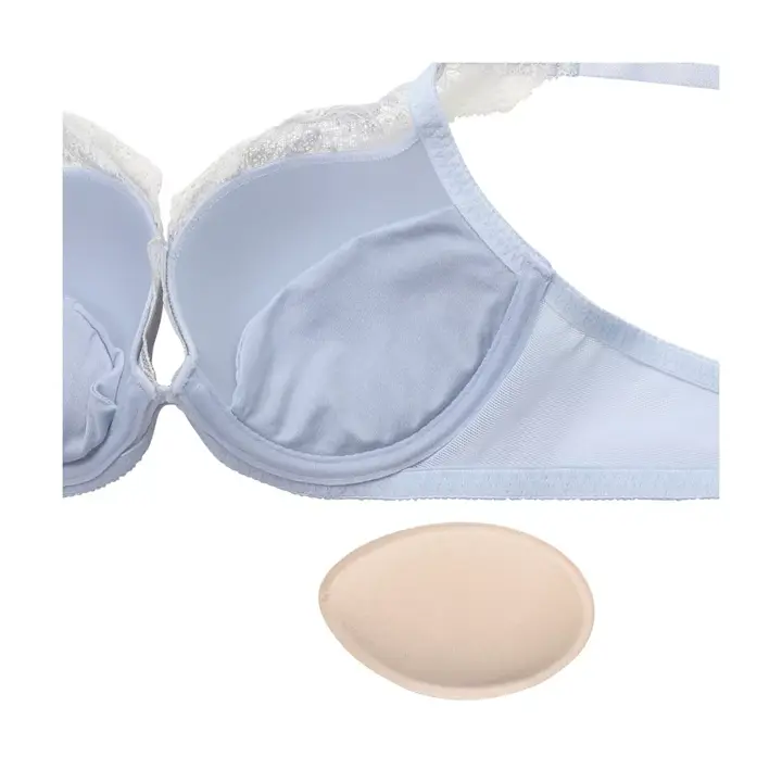 【SALE】AMOSTYLE ホープブラ ブラジャー ピースフルリーフ, ブルー, product image number 3