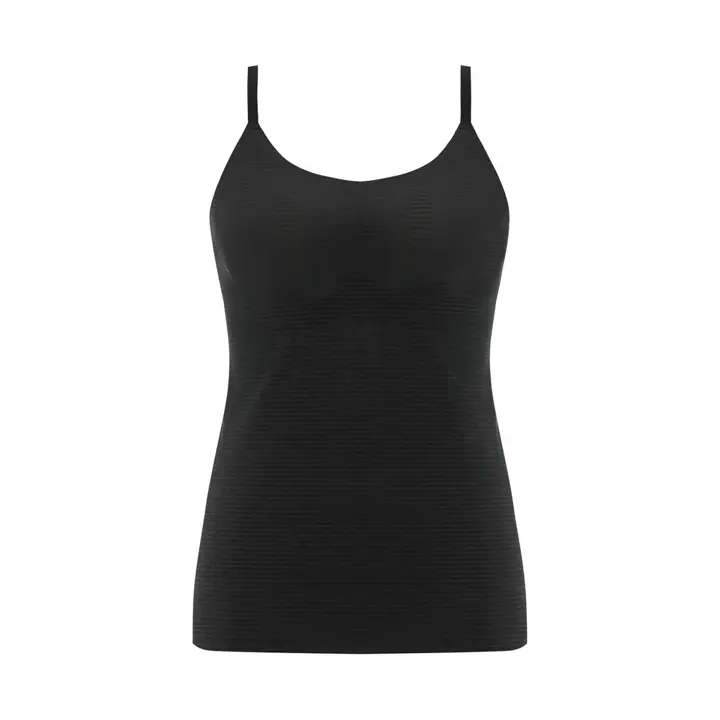 スロギー ゼロフィール ライト カップ付きキャミソール, ブラック, product image number 0