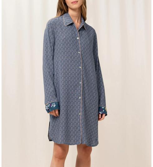 Triumph Boyfriend 印花家居服上衣 - Blue combination - 家居服