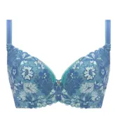 【SALE】チャーミングラマー(R)(ラージ) ブラジャー(パッドなし) レトロポップ, グリーン, product image number 0