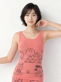 スロギー Warmer SNOOPY G083 袖なしトップ
