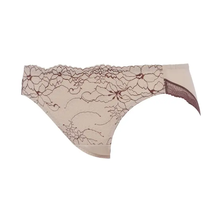 レギュラーショーツ ロマンティックフラワー, ブラウン, product image number 2
