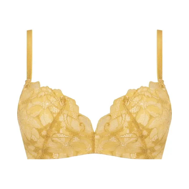 優々ブラ640 ノンワイヤーブラジャー【一部カラーSALE】, イエロー, product image number 0