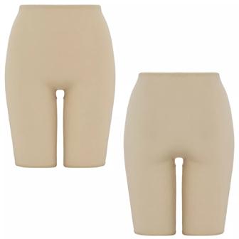 【SALE】発熱綿 インナー5180 5分丈ボトム, ベージュ, product image number 1