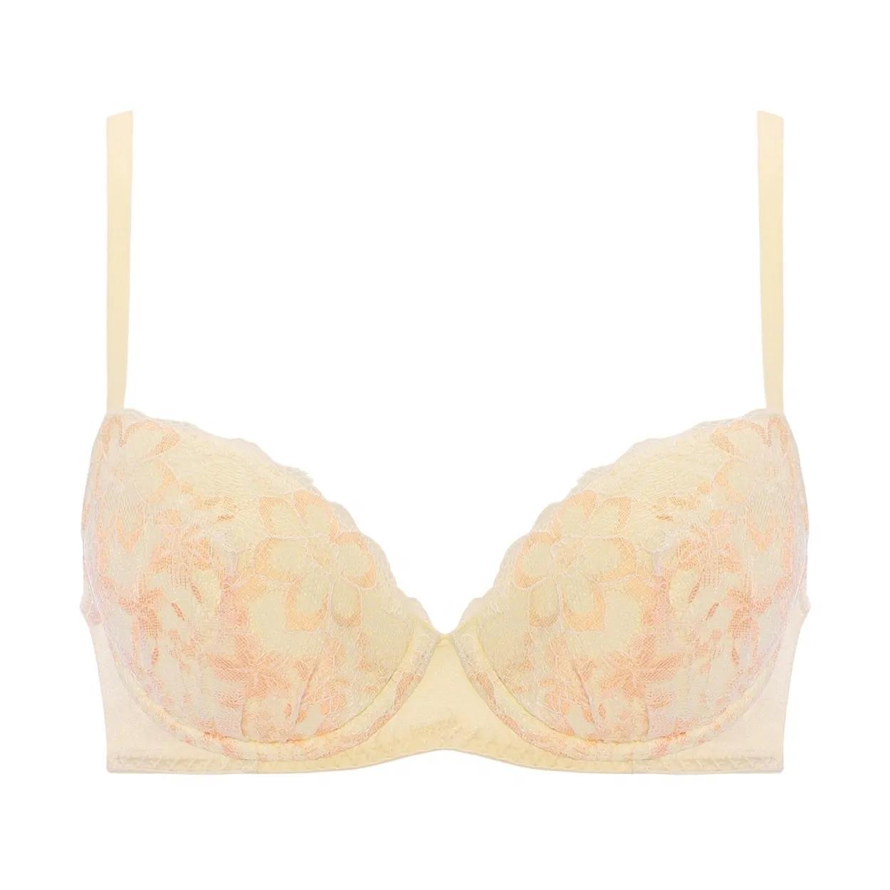 夢みるブラ(R) ライト ブラ＆ショーツセット ドリームデイリリー【一部カラーSALE】, ベージュ, product image number 0