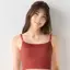 コンフォートストレッチナイトブラ, オレンジ, model image number 0