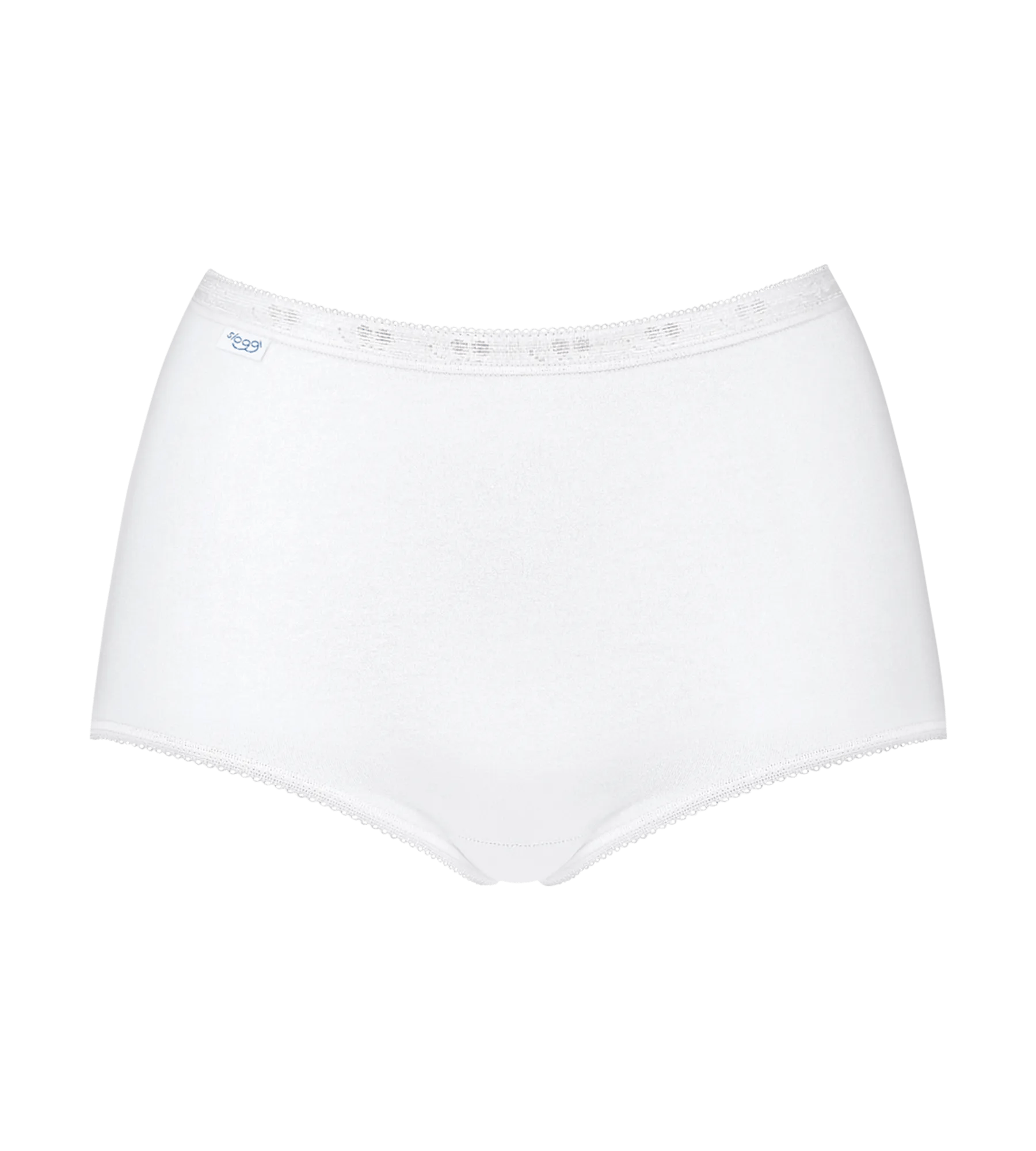 Sloggi - Lot De 4 Culottes Femme En Coton élasthanne - Taille Haute, Couverture Complète, Confortable