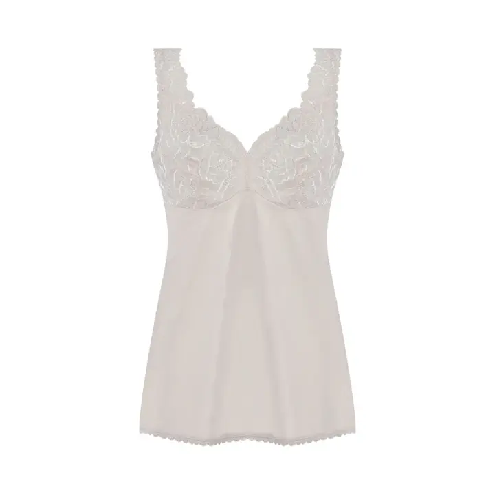 フロラーレ バイ トリンプ1100 ラウンドキャミソール【一部カラーSALE】, ホワイト, product image number 0