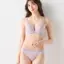 夢みるブラ(R)DeepV ブラ＆ショーツセット デイジーレース【一部カラーSALE】, パープル, model image number 2