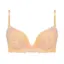 Daily AMOSTYLE 寄せブラ プチプラ ブラ＆ショーツセット クラシックフラワー, イエロー, product image number 0