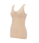 あったかカップ付きインナー5440 袖なしトップ, ベージュ, product image number 2