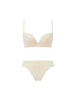 【WEB/アウトレット限定】きゅっと寄せブラ ブラ＆ショーツセット スウィンギングブーケ