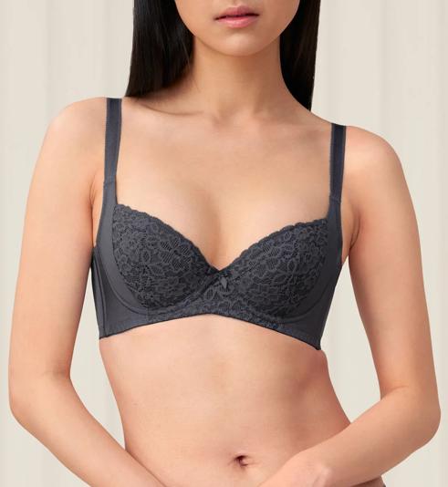 Triumph Simply Natural Beauty Wired Push Up Bra - Pebble grey - Wired