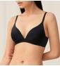 Triumph Invisible Inside-Out Non-Wired Deep V Push Up Bra - Black - Non-wired Bra
