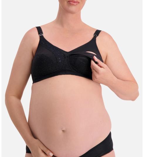 Triumph LACE MATERNITY WIREFREE BRA - Black - Maternity