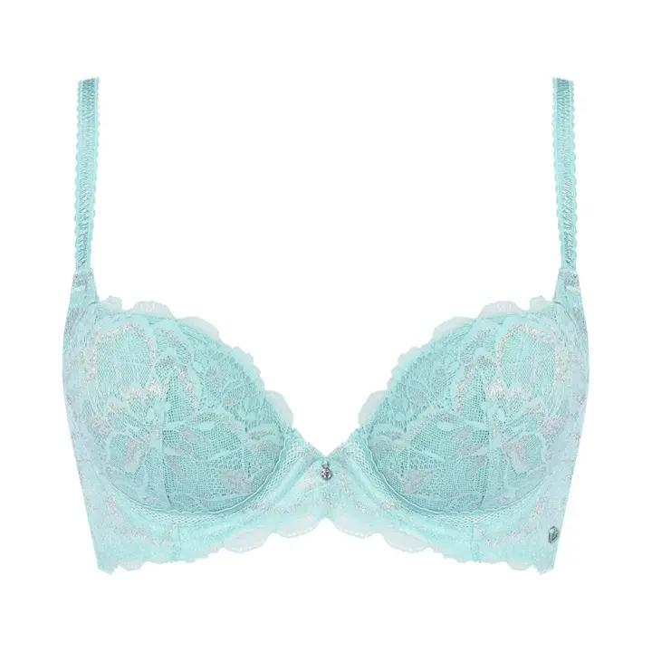 【SALE】チャーミングラマー 脇高 エアリー ブラジャー ダズリングサマー, グリーン, product image number 0